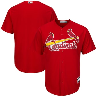 mens red st louis cardinals big and tall replica team jersey
